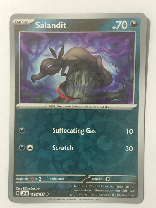 139 - Salandit - Reverse Holo