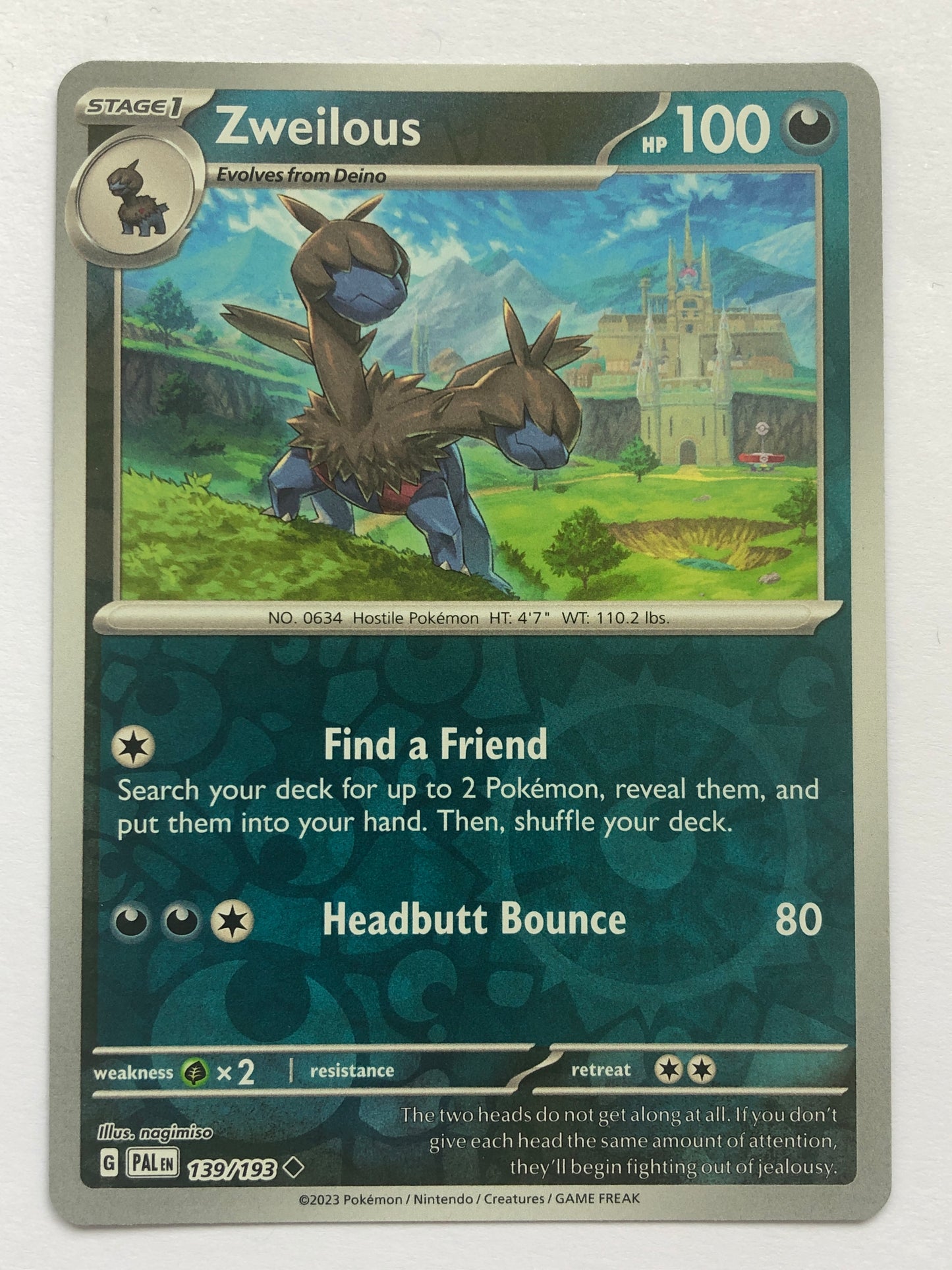 139 - Zweilous - Reverse Holo