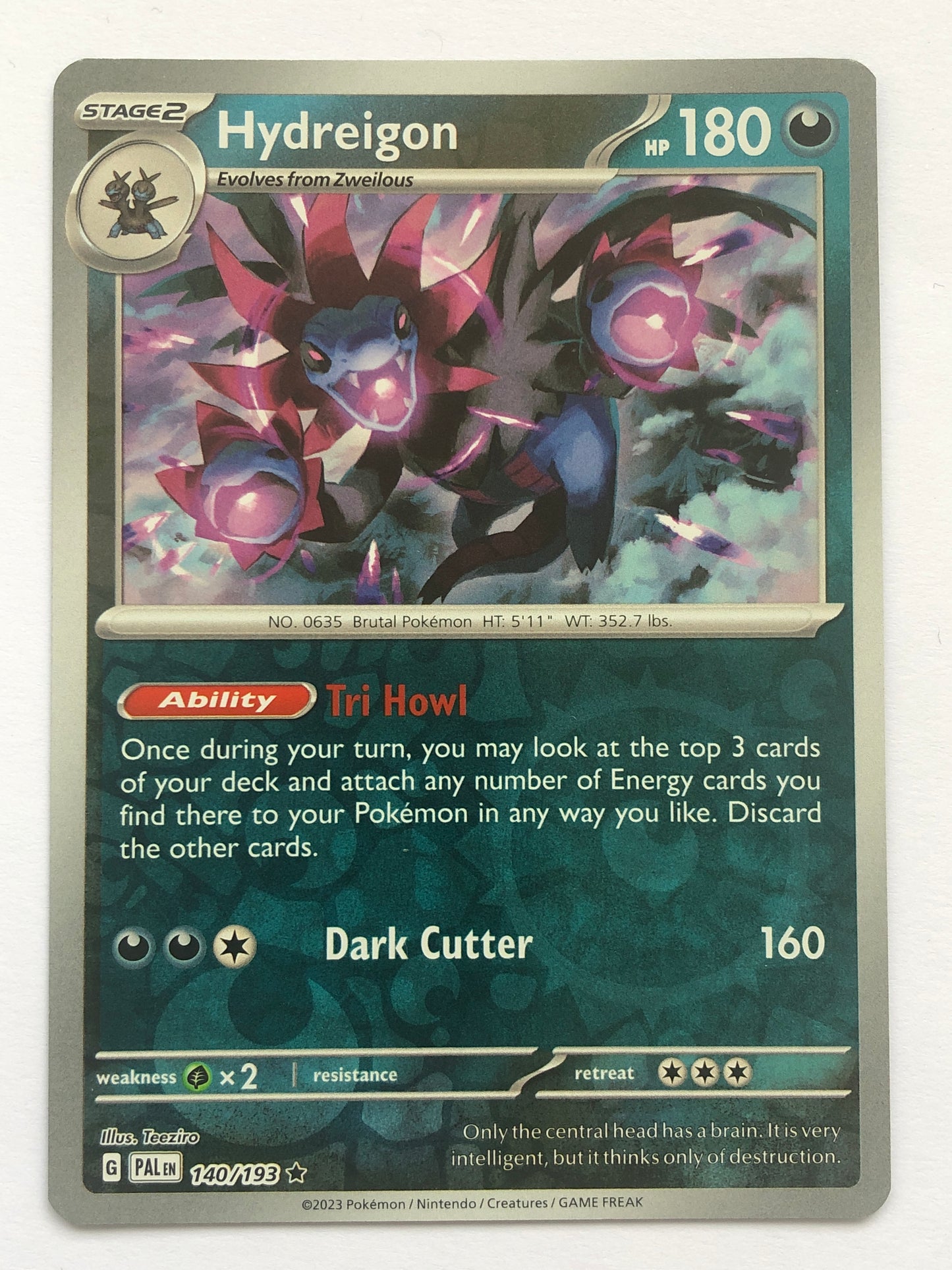 140 - Hydreigon - Reverse Holo