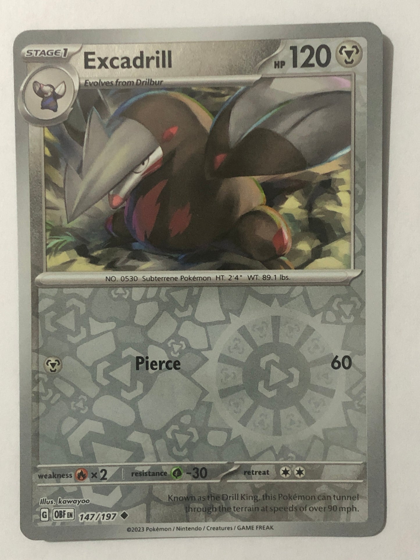 147 - Excadrill - Reverse Holo