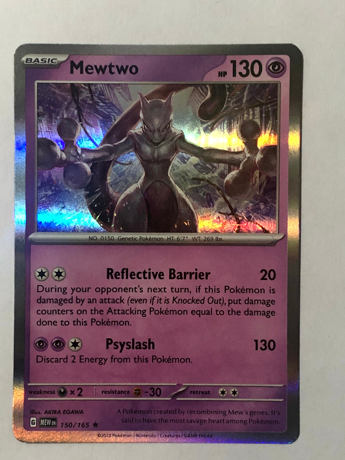150 - Mewtwo - Holo