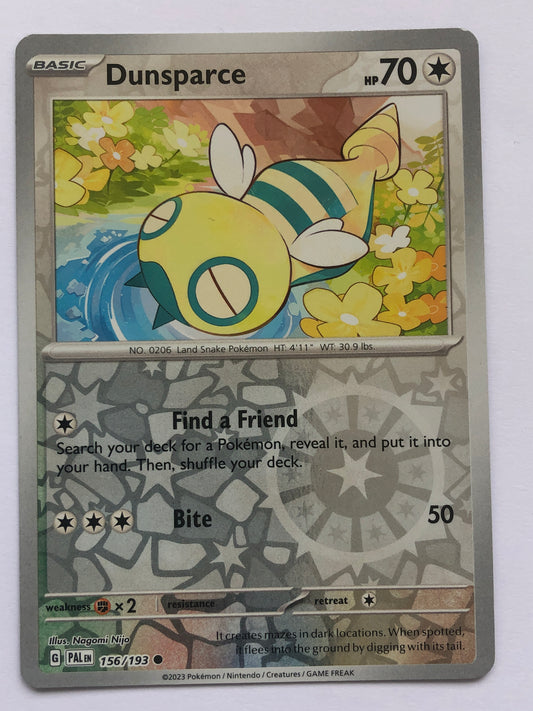 156 - Dunsparce - Reverse Holo