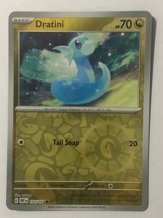 157 - Dratini - Reverse Holo