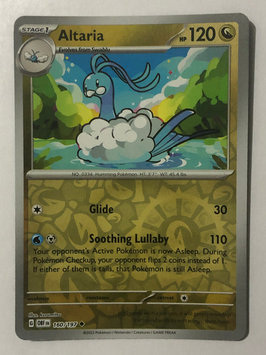 160 - Altaria - Reverse Holo