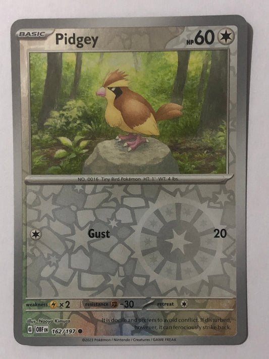 162 - Pidgey - Reverse Holo
