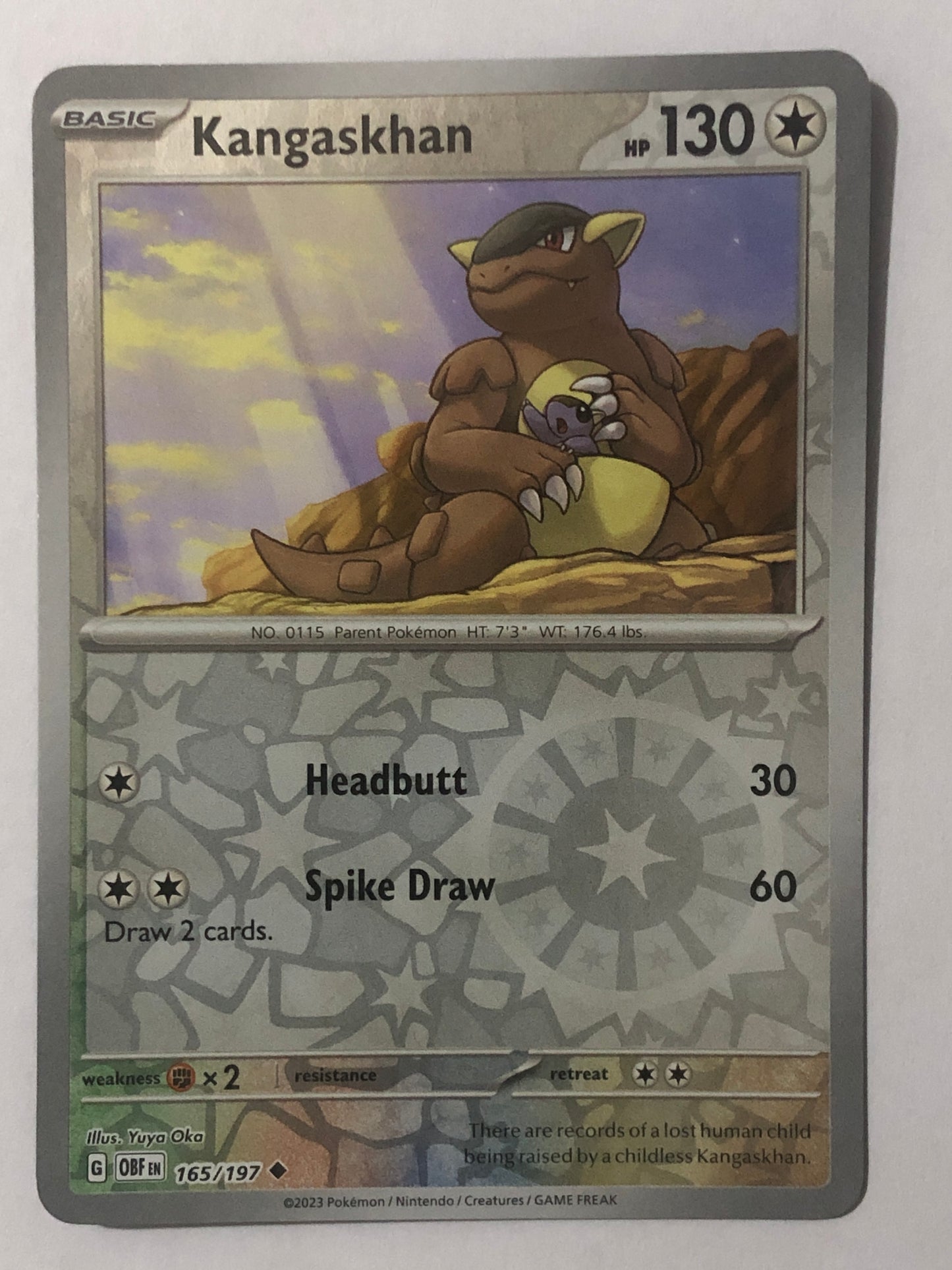 165 - Kangaskhan - Reverse Holo