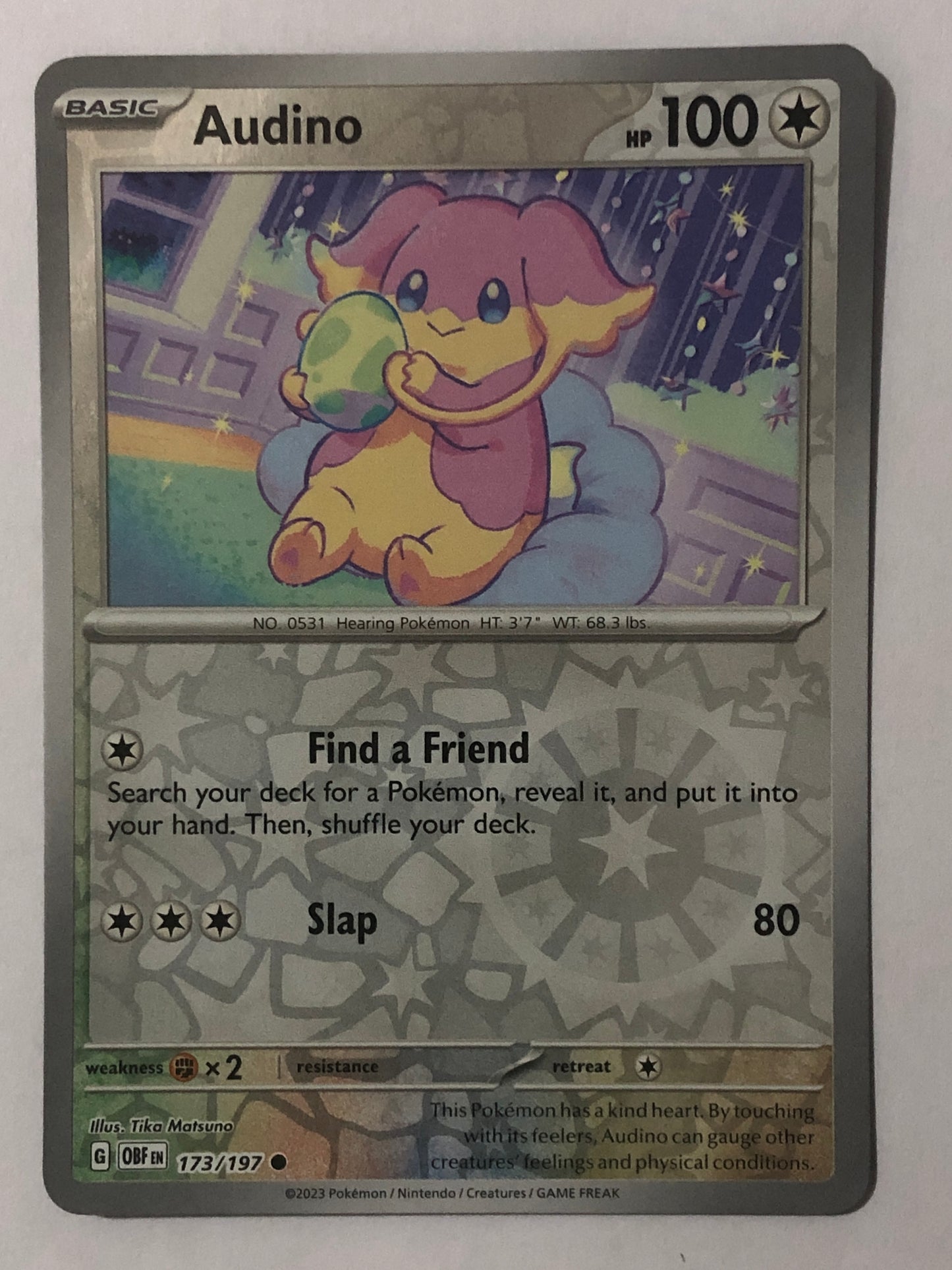 173 - Audino - Reverse Holo