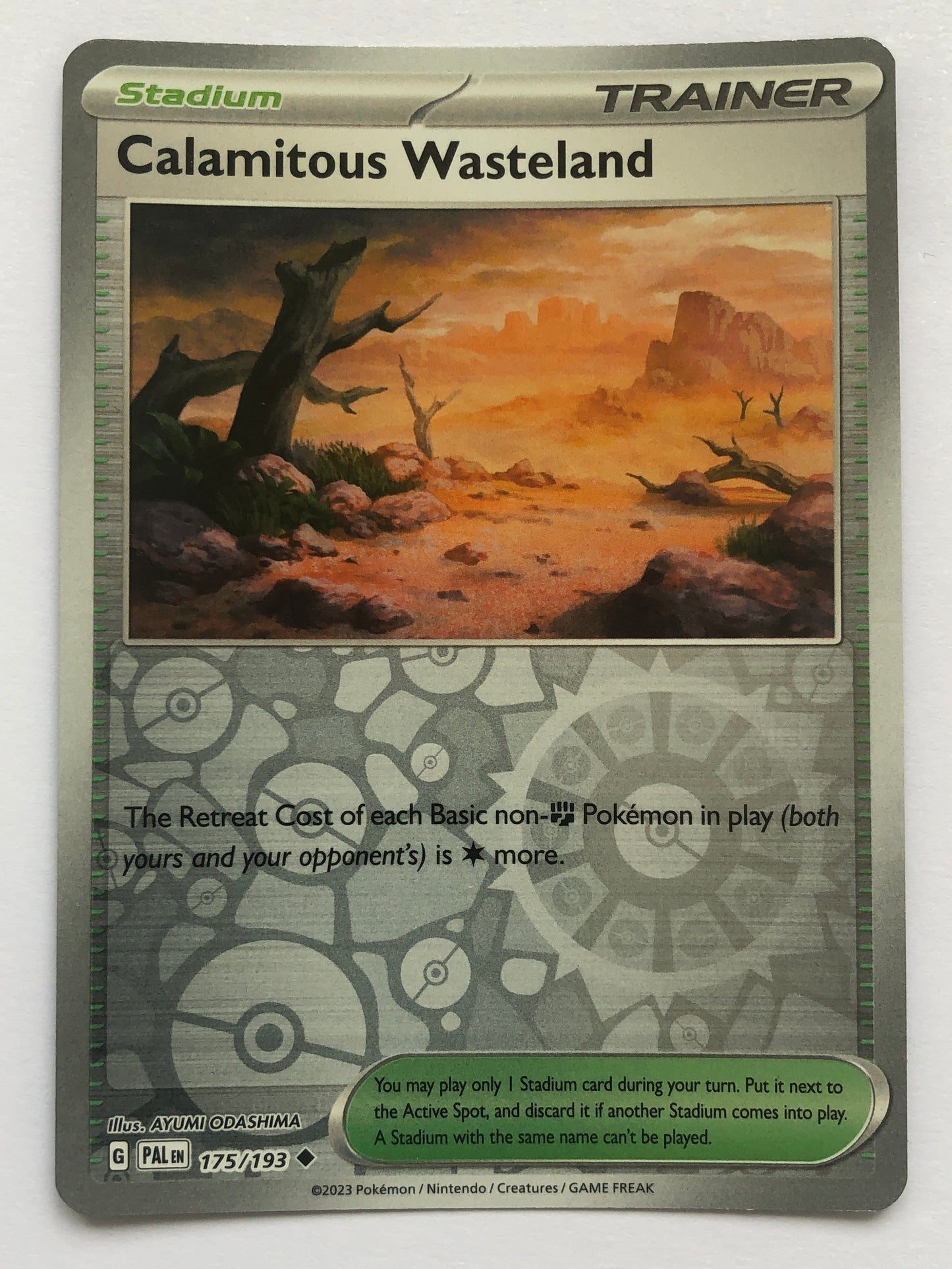 175 - Calamitous Wasteland - Reverse Holo