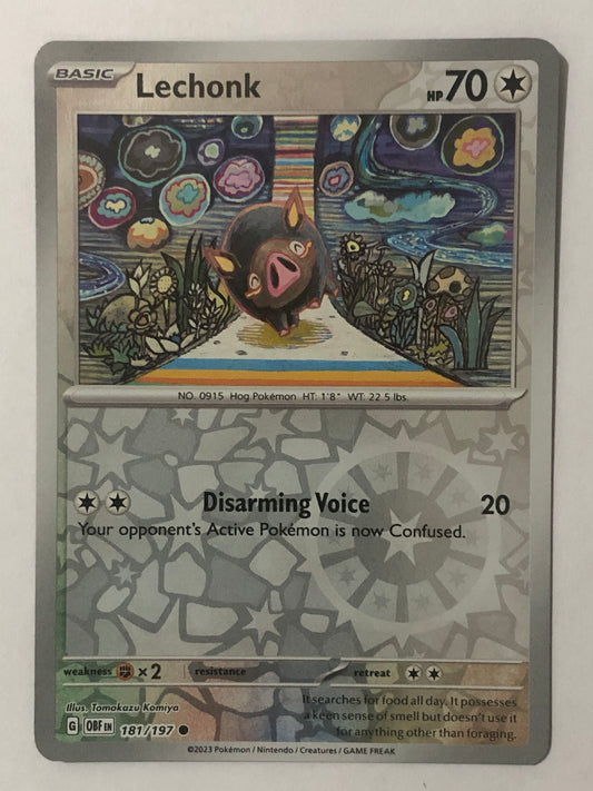 181 - Lechonk - Reverse Holo
