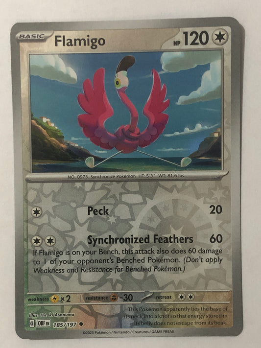 185 - Flamigo - Reverse Holo