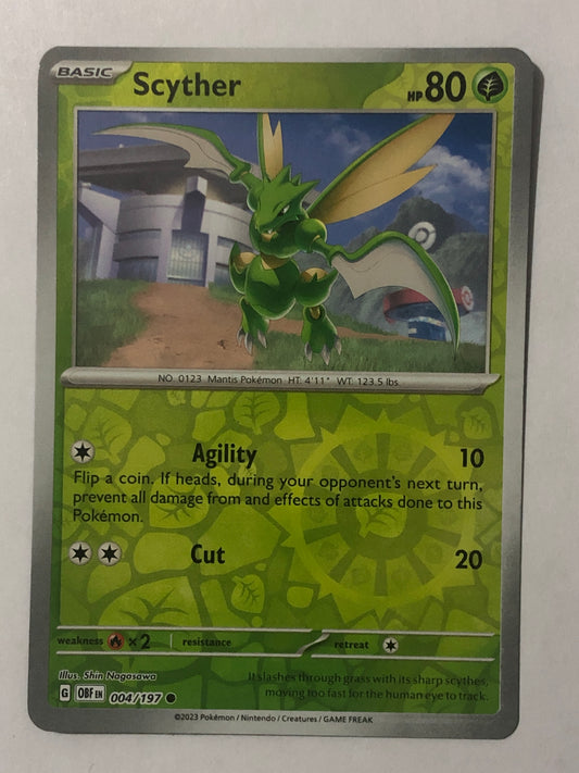 004 - Scyther - Reverse Holo